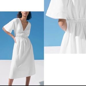 White dress zara M